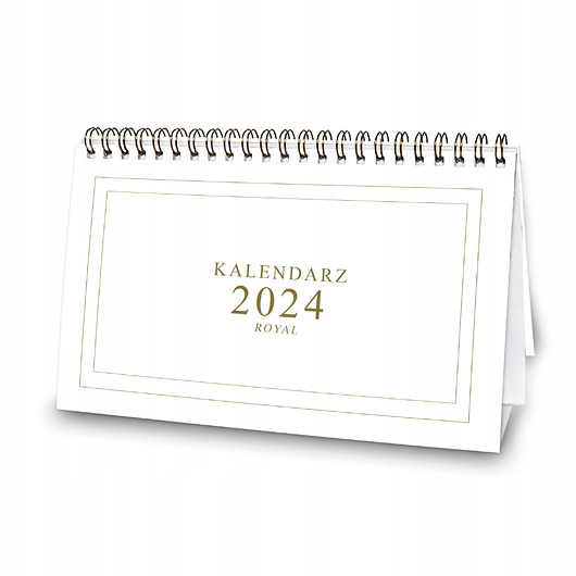 kalendarze i plannery Kalendarz biurkowy 2024 Royal na biurko stojący