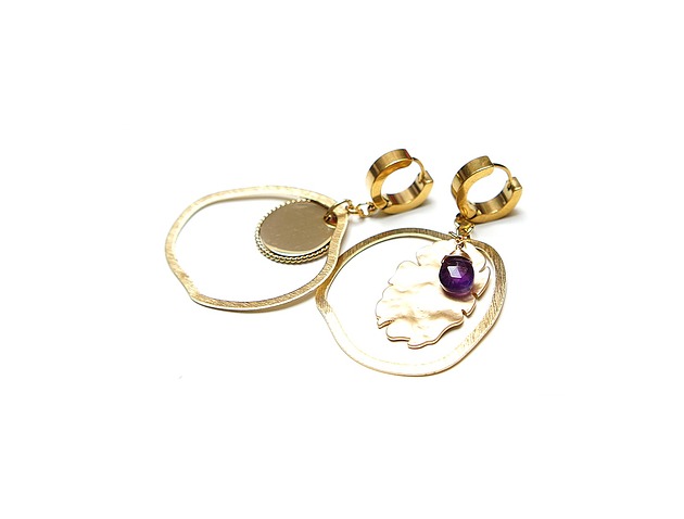 kolczyki pozłacane Kolczyki pozłacane Alloys Collection  /Odd/ - Circle vol. 11