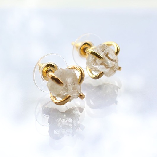 kolczyki pozłacane Cytryn kolczyki pozłacane - radość i pomyślność