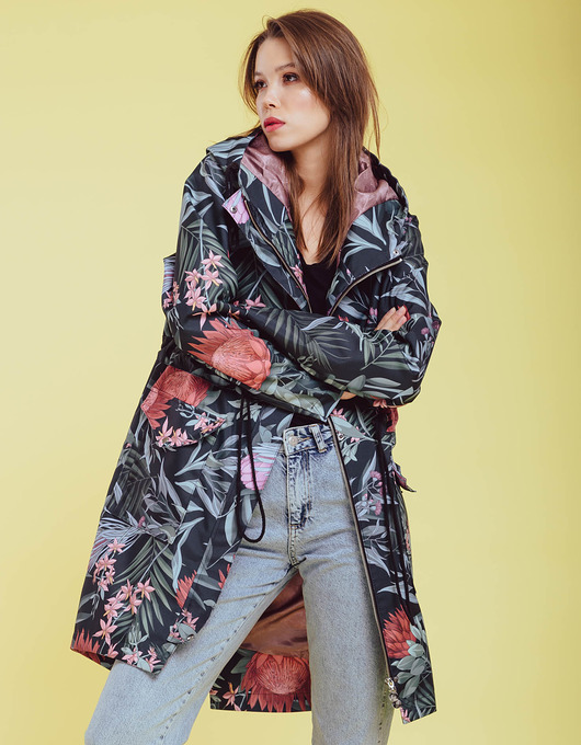 kurtki damskie Kurtka parka MOLI YELLOW