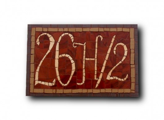 Szyld mozaikowy &quot;26H/2&quot; oliwa72