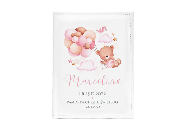 Chrzest - inne PERSONALIZOWANY ALBUM  ecoskóra pamiątka chrztu świętego