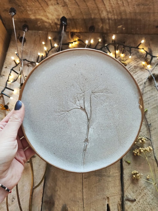 Ceramiczny talerz 19,5 cm POTPOTSTUDIO