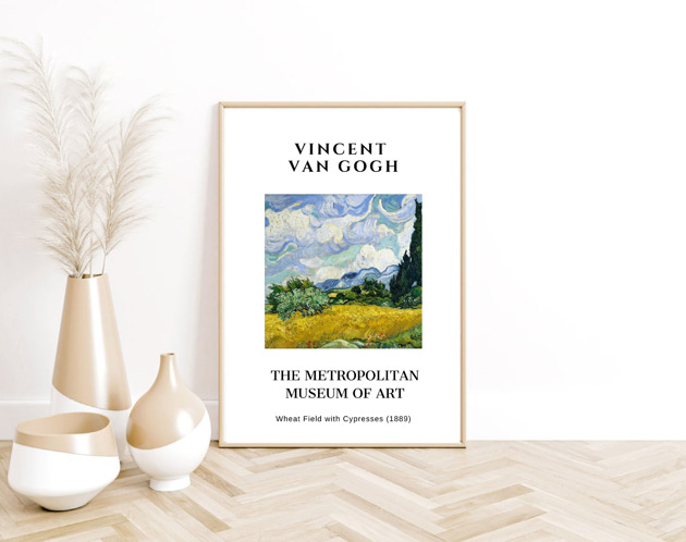 plakaty PLAKAT dekoracyjny , Vincent van Gogh, wystawowy