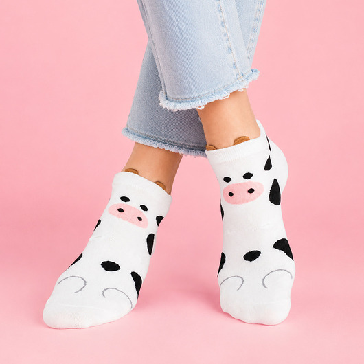 skarpetki damskie Skarpetki damskie krowa bawełna 36-41 CandySox