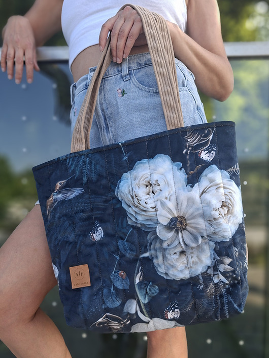 torby na ramię Pikowana duża torba shopper Amazonia