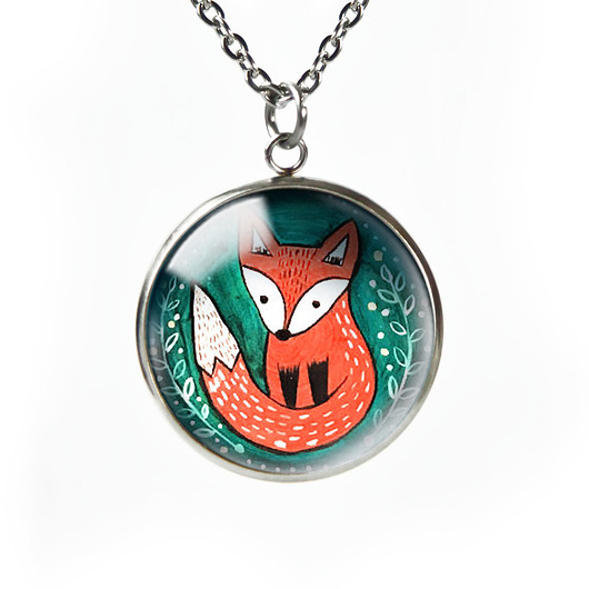 wisiory LIS naszyjnik