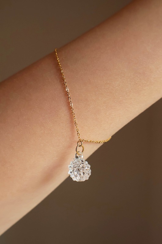 bransoletki ze szkła Crystal - bransoletka ze szklaną kulką
