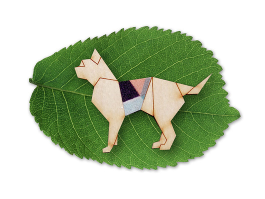 broszka origami - kot PanFelicjan