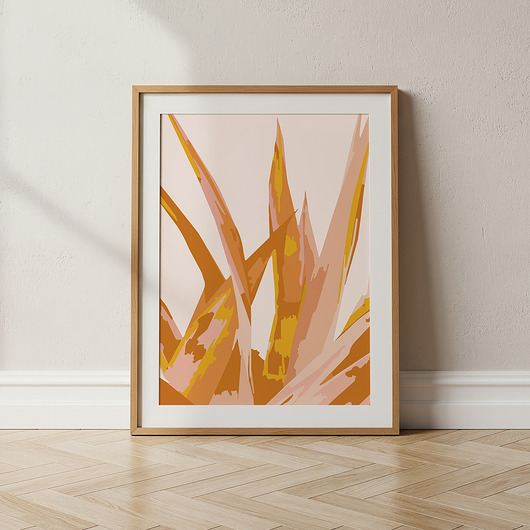 grafiki i ilustracje "Plant" plakat abstrakcyjny