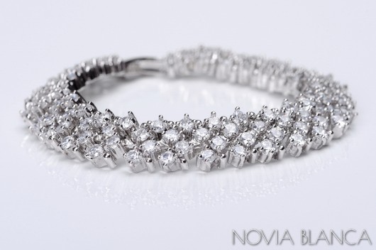 LAUREL NOVIA BLANCA - bransoletka ślubna  NOVIA BLANCA