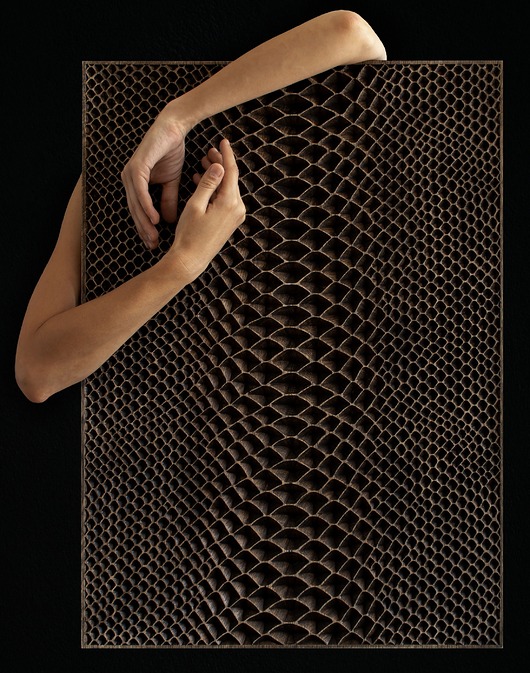 kafle i panele Panel ścienny 3D z drewna dębowego 70x50cm