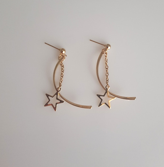 kolczyki pozłacane Kolczyki pozłacane Shining in the Sky