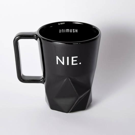 kubek czarny NIE. ANIMUSH