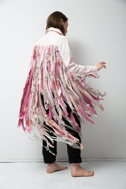 #jacketbyjackob PINK DENIM // KOLOR Jackob Buczynski