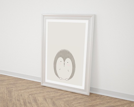 Jeż plakat  50x70 cm / A3 / A4 Miss Rabbit Mr Fox
