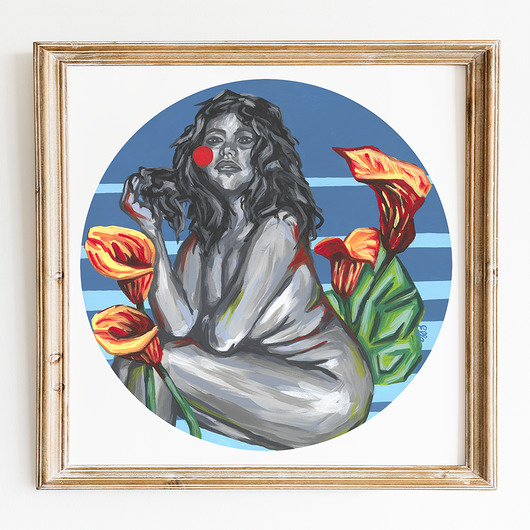 Print "Tondo z Kallą" effe colors