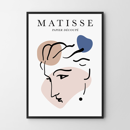 plakaty Plakat Matisse twarz
