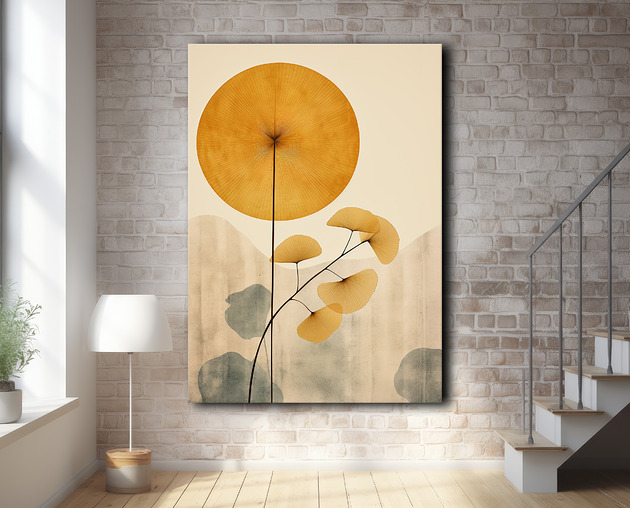 plakaty Tropikalne liście - Plakat - Loft, Minimalizm