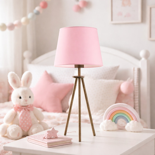 lampy do pokoju dziecka Designerska lampka nocna na 3 nogach do pokoju dziecka BERGEN KIDS