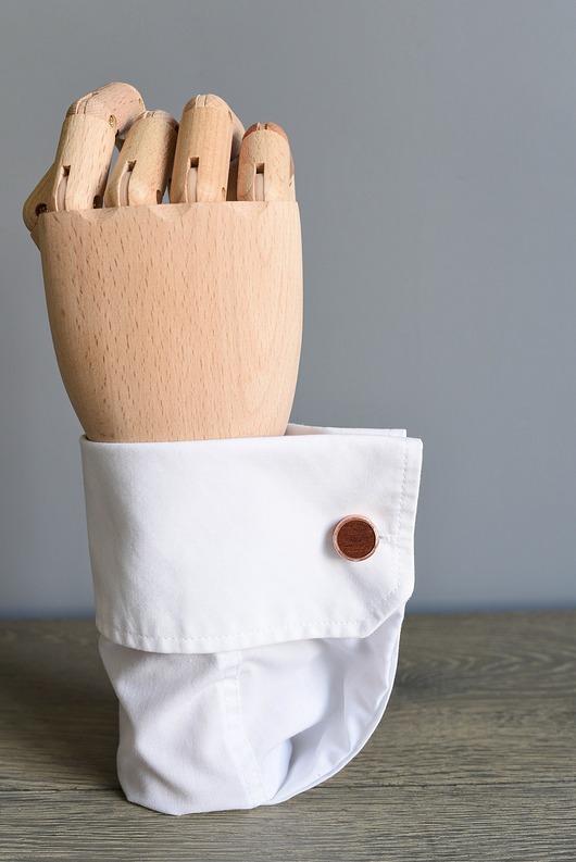Spinki do mankietów Wooden Nature - Mahoń CU Earrings