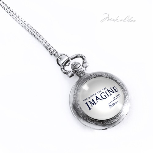 Naszyjnik - Zegarek - Imagine - Picasso (biały) Makaliboo