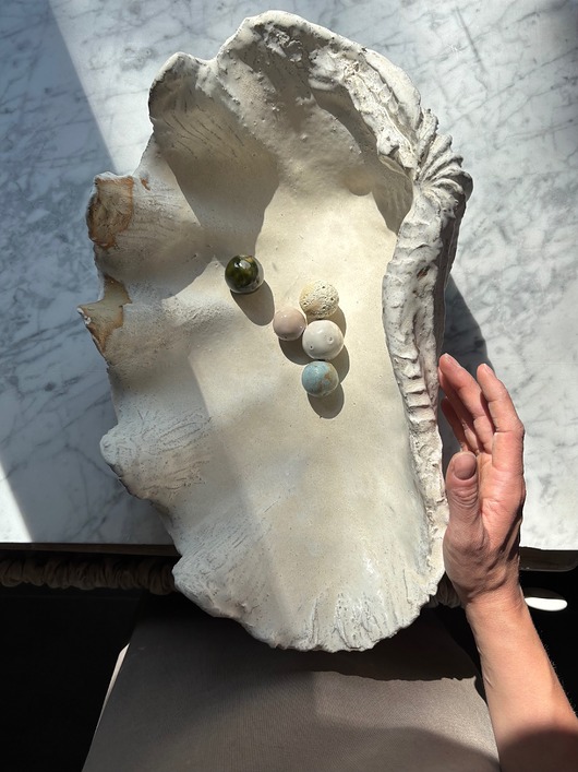 figurki i rzeźby Ceramiczna Rzeźba Muszla XXL Mother of Shells no 10