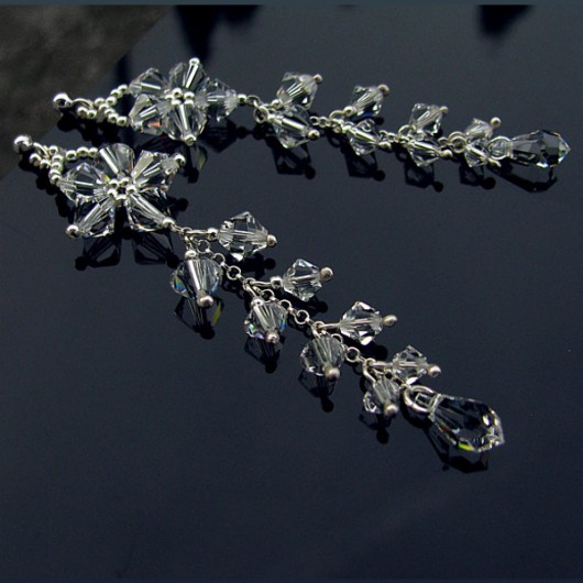 Ślubne kolczyki kryształ Swarovski - Alarice Marisella