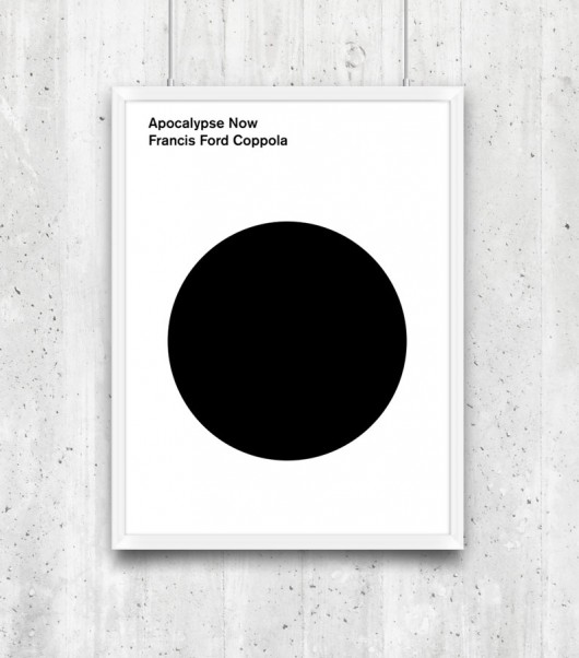 Apocalypse Now - plakat typograficzny minimalmill