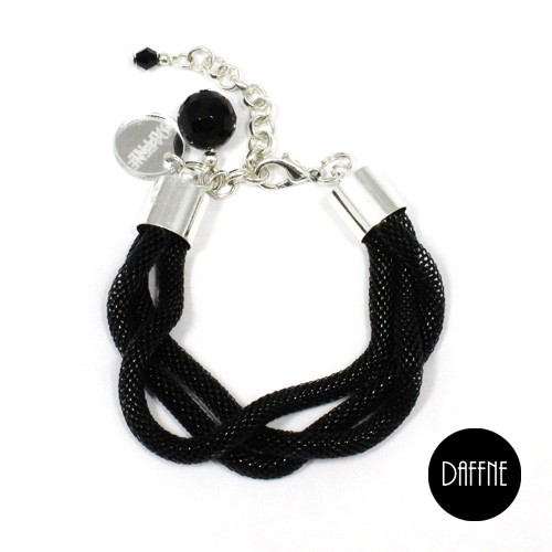 Bransoletka Black Chains with Onyx by Daffne LOVINA PRINTS