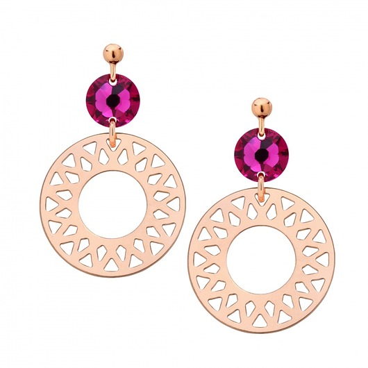 Kolczyki z rozetkami i kryształkami SWAROVSKI® SOTHO