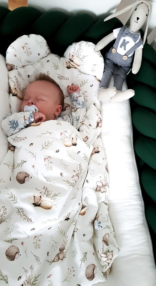 kocyki, kołderki, pościel dla dzieci Komplet pościeli do wózka, kołyski, łóżeczka