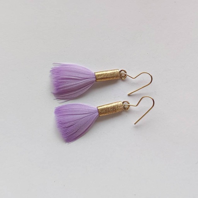 kolczyki z piórami PIÓRKO kolczyki