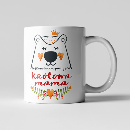 Kubek Królowa Mama FajnyMotyw
