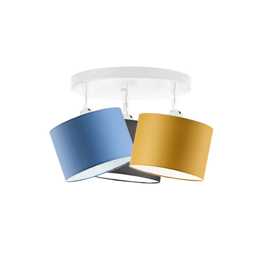 lampy do pokoju dziecka Regulowana 3-puntowa plafoniera do pokoju dziecka DAKOTA KIDS