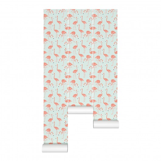 Tapeta Flamingi 2 Polly Pattern