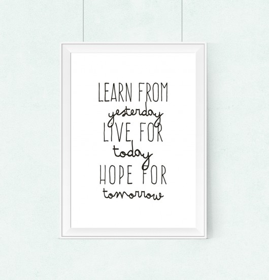 PLAKAT–albert einstein-learn from....A3 wejustlikeprints