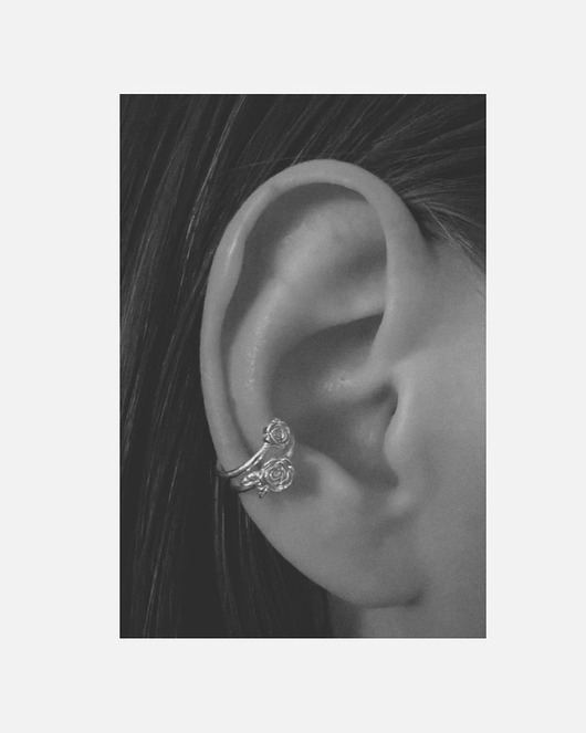 nausznice Nausznica róża kolczyk