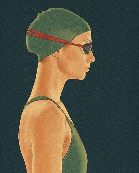 obrazy Swimmer - dekoracja ścienna