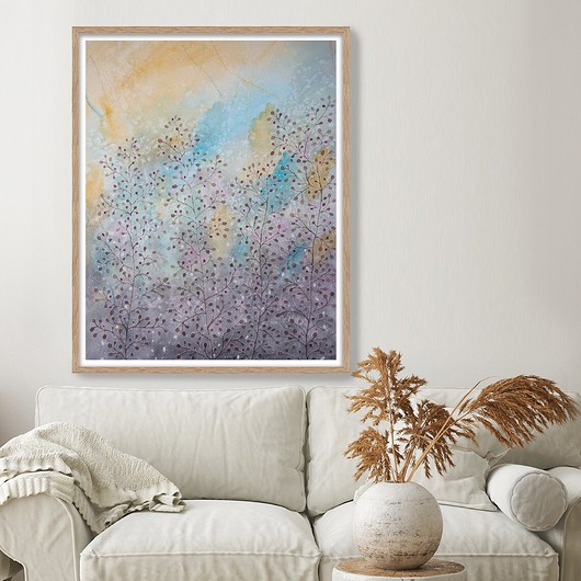 obrazy Oryginalna akwarela. Łączka 40x50cm