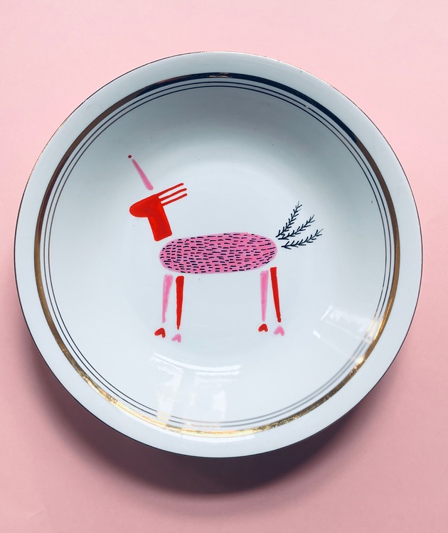 Ozdoby na ścianę Pferd  jednorożec magiczny