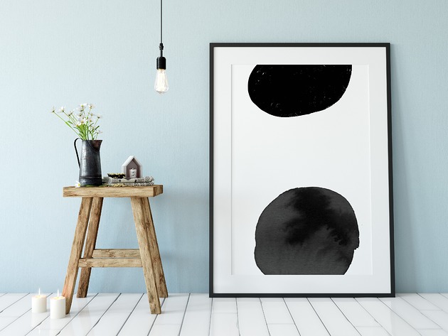 Plakat skandynawski Abstrakcja myscandi