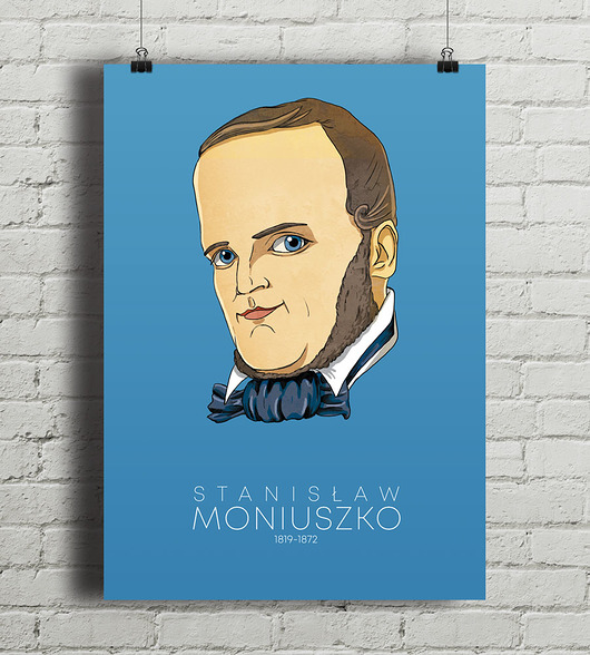 plakaty Plakat Stanisław Moniuszko