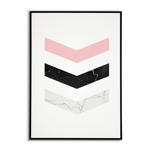 Plakat Abstrakcja - figury geometryczne strzałki Bajkowe Obrazki