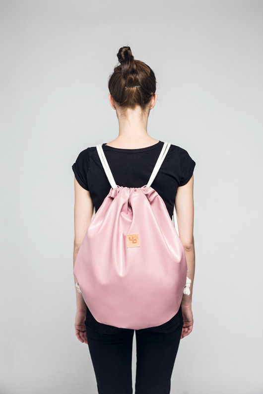 Różowy plecak - Lootbag classic / rose Lootbag