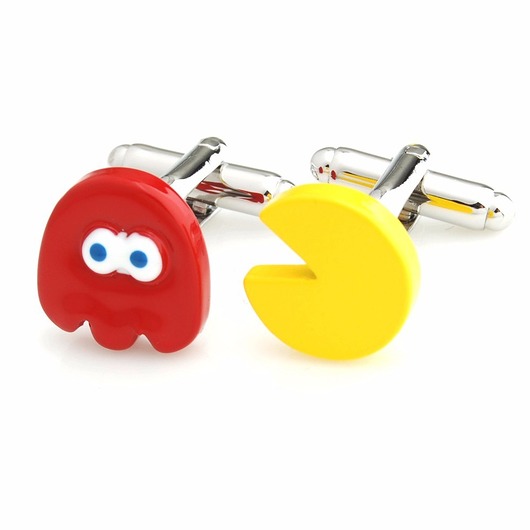 pac man Spinki do mankietów KOSZULI prezent  AKADEMIA STYLU