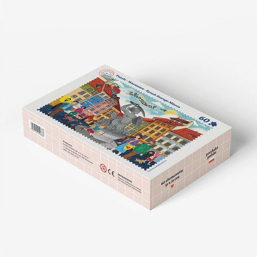 puzzle dla dzieci Puzzle Warszawa Starówka 60