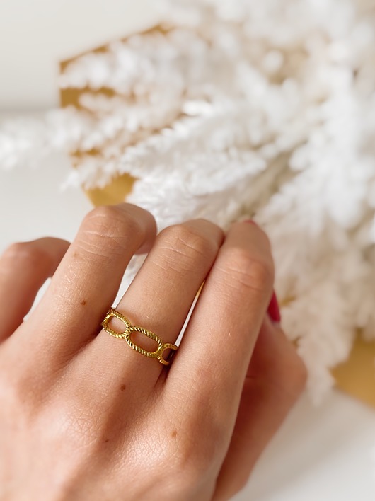 pierścionki złote Pierścionek regulowany rozmiar uniwersalny