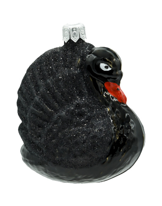 ozdoby choinkowe Bombka choinkowa: Majestatyczny Łabędź: czarny