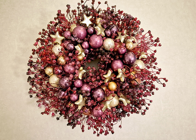 wianki bożonarodzeniowe Wianek grzane wino